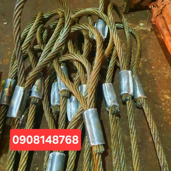 Bấm chì dây cáp thép