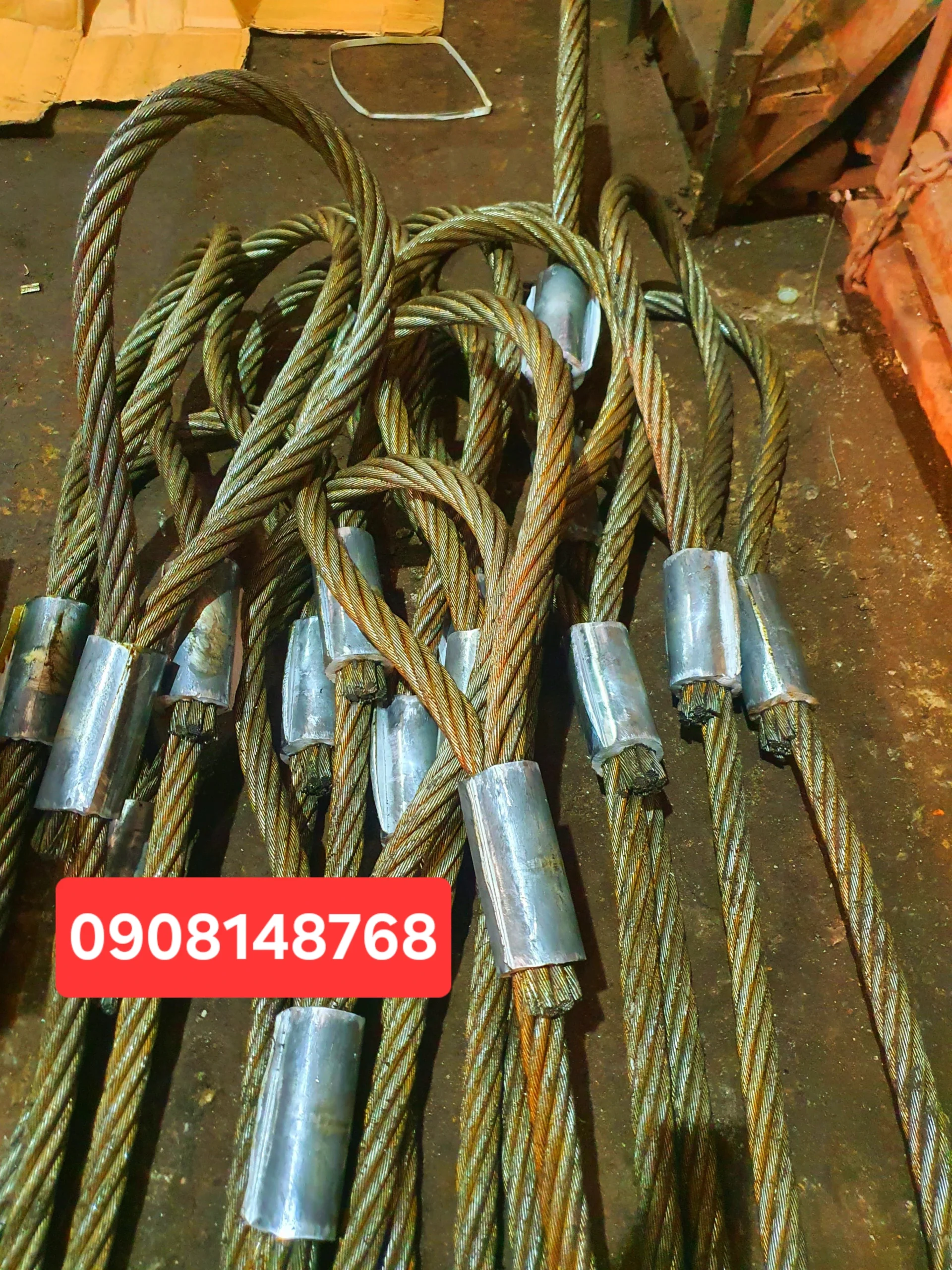 Bấm chì dây cáp thép