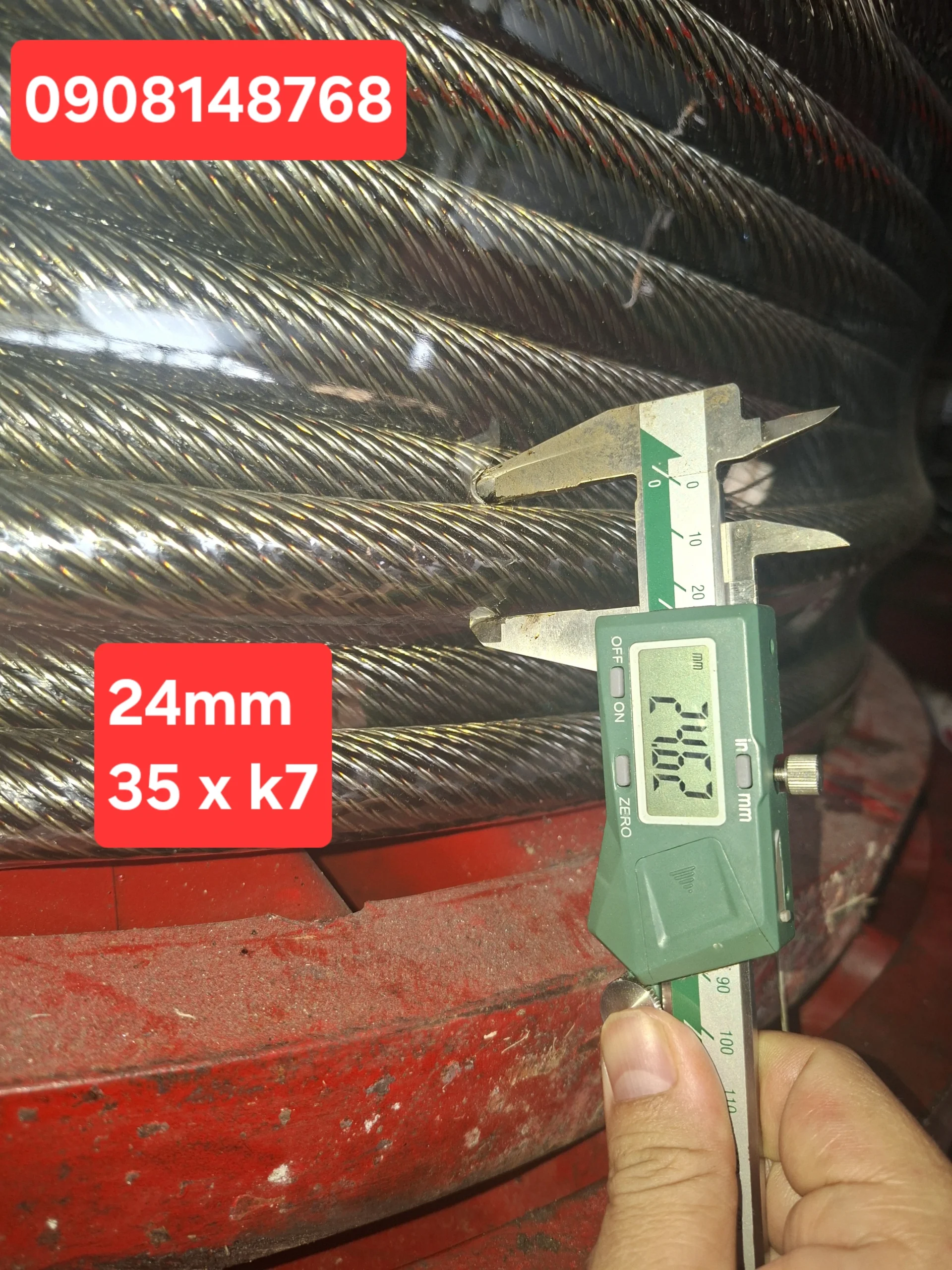 Cáp thép chống xoắn 35x7